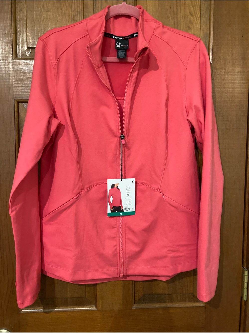 Spyder Yoga Jacket Pockets & Thumbholes XL Stretch